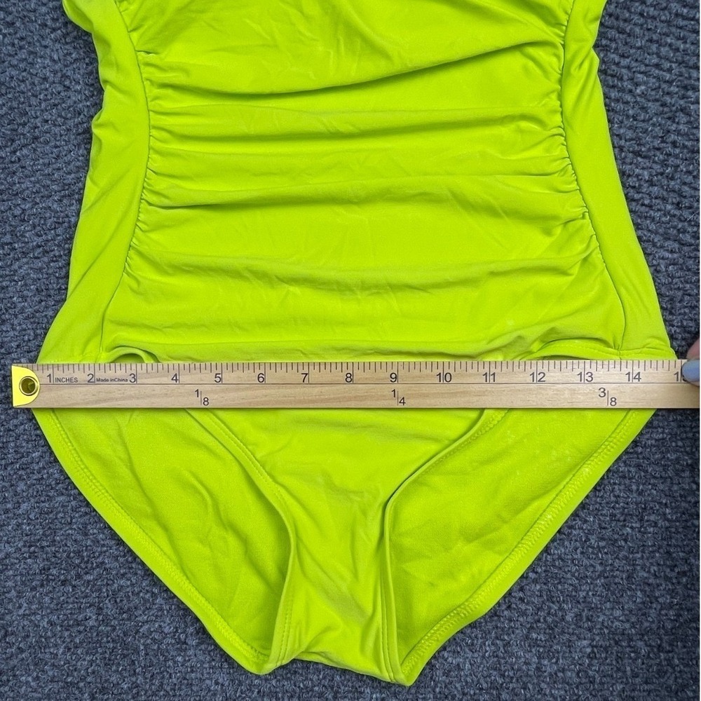 NWT Michael Kors Womens Limeade Adjustable Strap Padded One Piece Swimsuit 10 - Picture 7 of 7